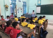 Trường MG Đại Tân tổ chức cho trẻ 5 tuổi tham quan trường Tiểu học năm học 2022-2023